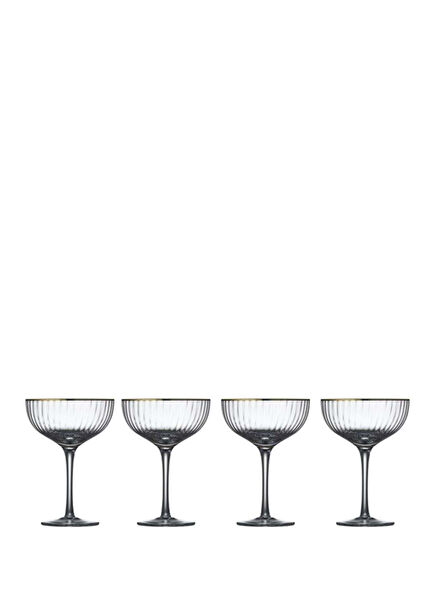 Palermo Gold Cam 4'lü Kokteyl Bardağı Seti