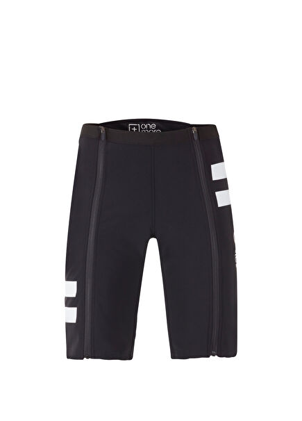 901 Softshell Training Black White Unisex Kids Sports Shorts