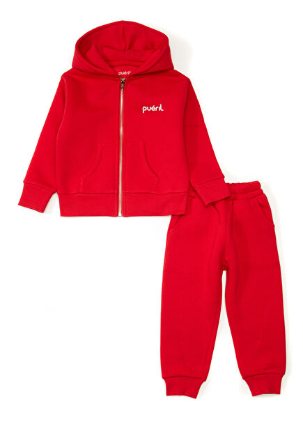 Red Girl Set Of 2 With Raising