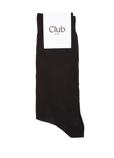 Black Men's Mercerized Socks