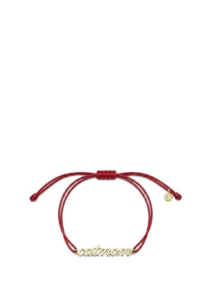 Cat Mom 925 Sterling Silver Gold Plated Women's Bracelet