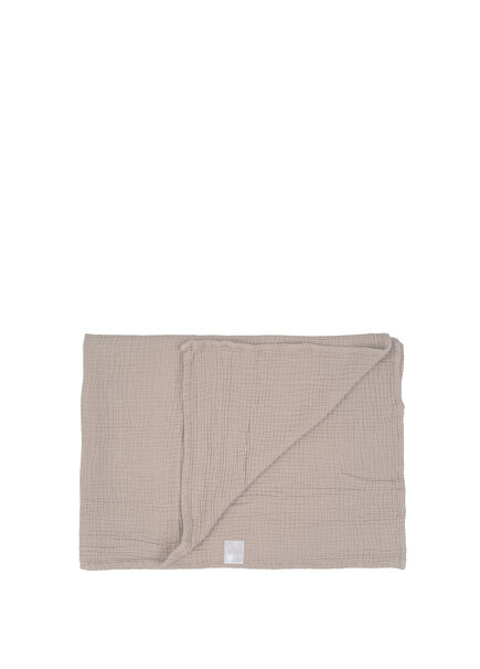Beige Muslin 100% Organic Cotton Baby Blanket 100 x 120 cm
