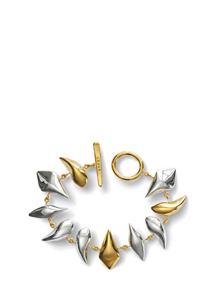 Apex 925 Sterling Silver 24K Gold Plated Women's Bracelet