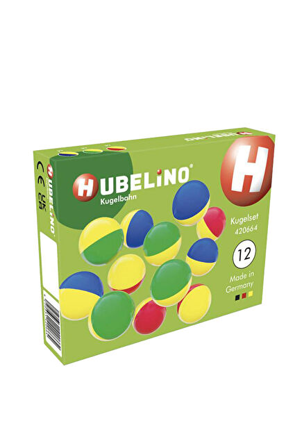 420664 Marble Run 12 Piece Two Color Marbles Set