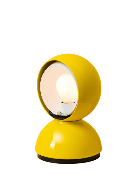 Eclisse Steel Yellow Table Lamp