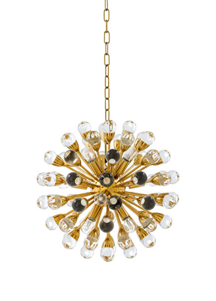 Anto Gold Glass Pendant Chandelier 50 cm