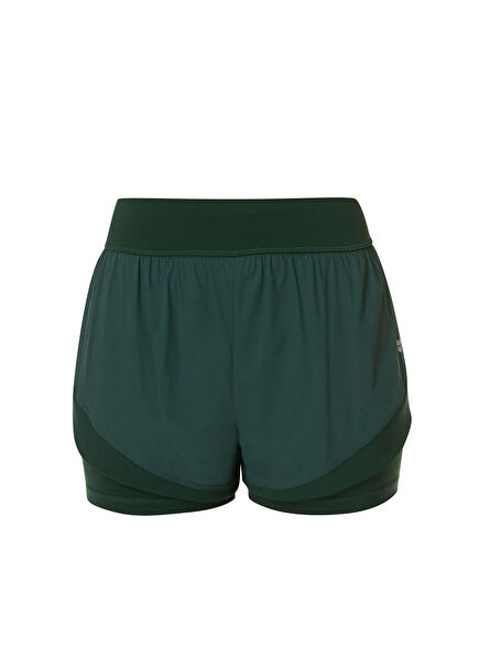 Tempo Run Shorts Green Women's Running Shorts
