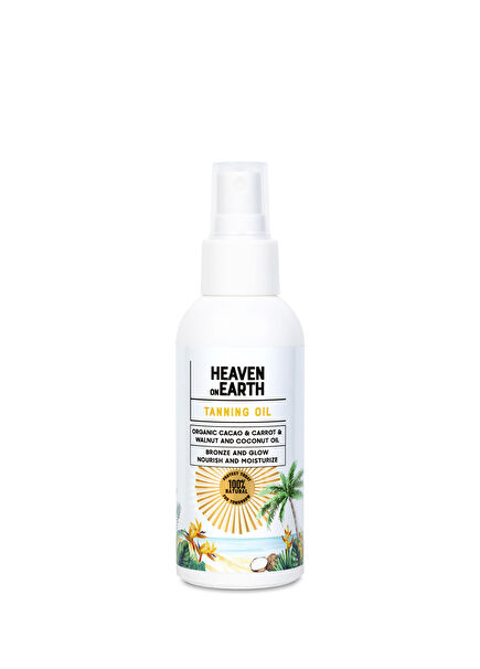 Doğal ve Organik İçerikli Vegan Tanning Oil Bronzlaştırıcı Yağ 100 ml