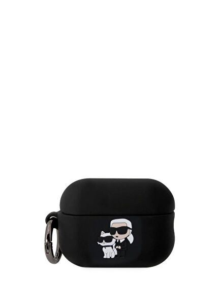 Choupette Siyah Apple Airpods Pro 2. Nesil Uyumlu Kılıf