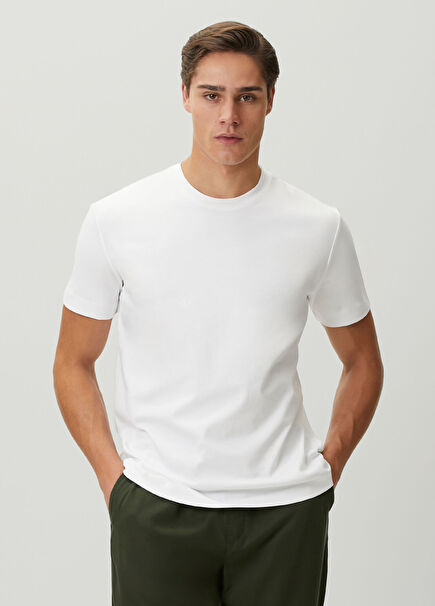 Nolan Beyaz T-shirt