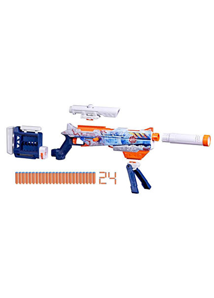 Loadout Arctic Zerostriker 24-Round Sponge Dart Shooting Toy Gun