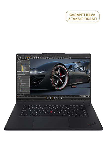 Thinkpad P1 V7 ULTRA-7 165H 16C 32GB Ram 1TB SSD NVIDIA GeForce RTX4060 8GB 16" Windows 11 Pro Laptop 21KV0025TX 
