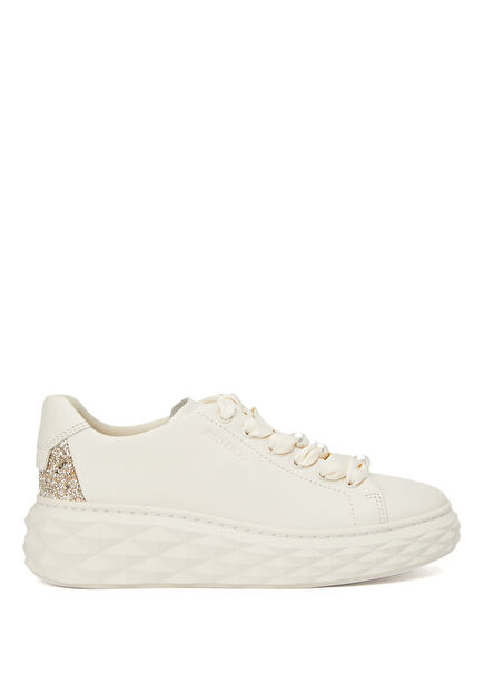 Beyaz Kadın Deri Sneaker