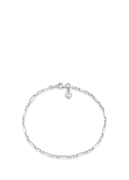 Tiger Charm 925 Sterling Silver Chain Men's Bracelet