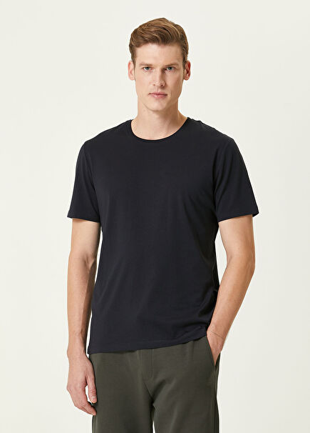 Lacivert Basic T-shirt