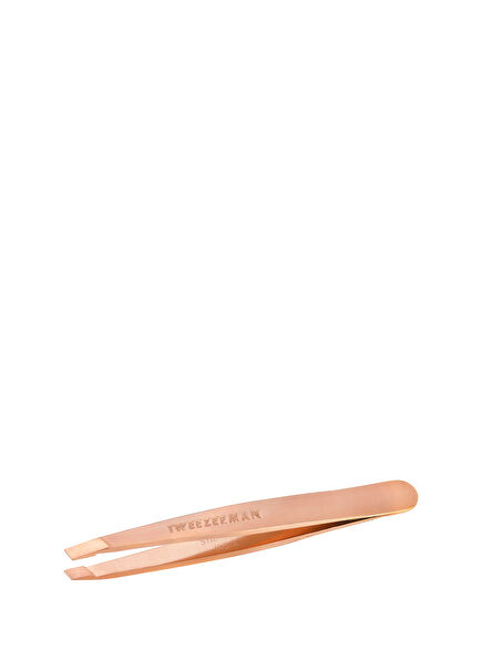 Rose Gold Mini Oblique Tip Tweezers