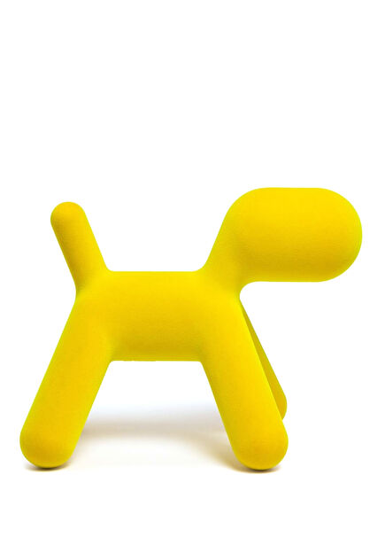 Puppy Extra Large Yellow Dog Statue