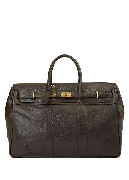 Brown Leather Travel Bag
