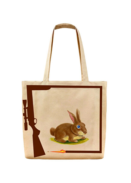 Ali Elmacı 'Violence How Nice How Beautiful Tenderness' Canvas Bag