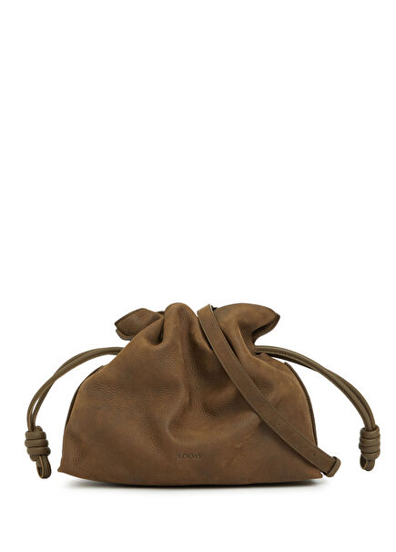 Medium Flamenco Dark Brown Women's Leather Bag