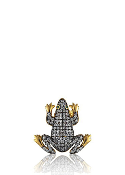 Mini Frog Kadın Altın Kaplama Piercing