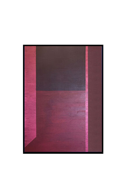 Bold Red No.02 Kanvas Üzeri Akrilik El Yapımı Resim