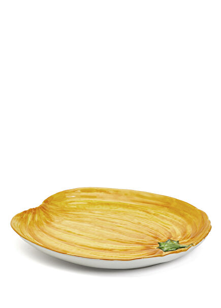 Turuncu Bal Kabağı Formlu Tabak