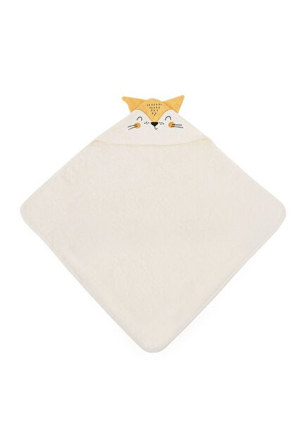 Foxy Krem Pamuklu Unisex Bebek Kundak