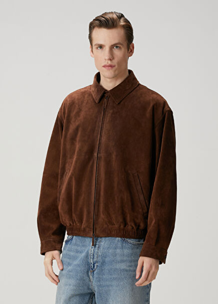 Ronan Brown Suede Jacket