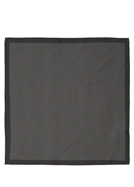 Anthracite Silk Bag Handkerchief