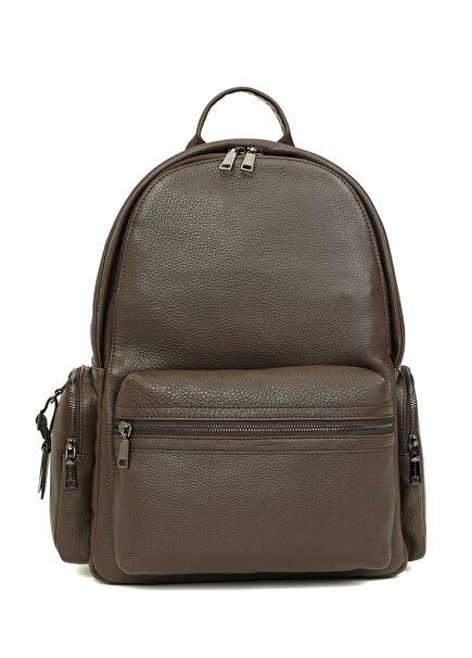 Kahverengi Erkek Deri Sırt Çantası