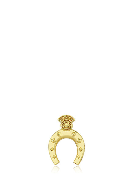 Ferra Horseshoe Shaped Gold Pendant