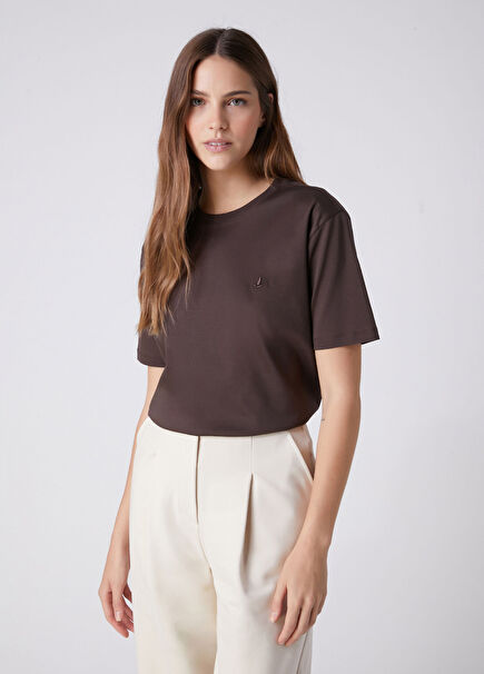 Brown Basic T-Shirt