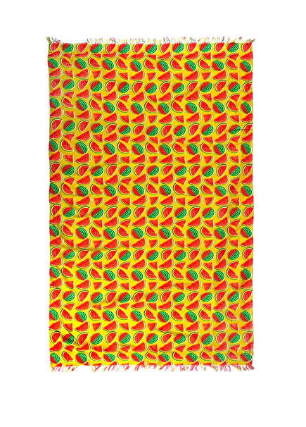 Karpuz Kikoy Baskılı Pamuklu Peştemal