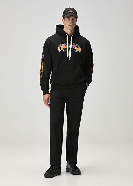 Siyah Organik Pamuk Pantolon