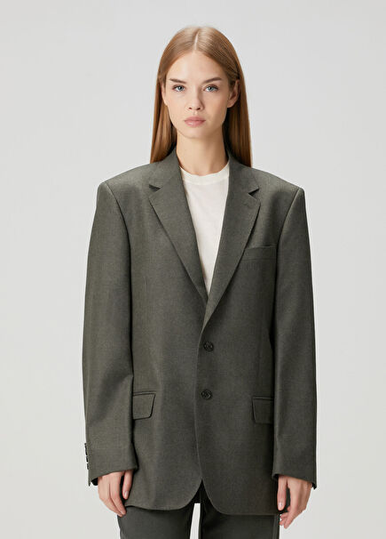 Dark Green Wool Jacket