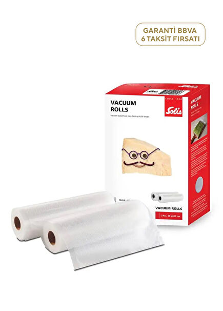 2 Rulo Vakum Rulosu 20x600 cm 