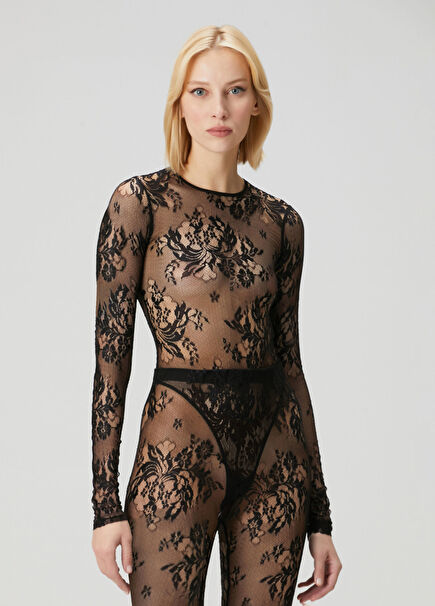 Black Lace Bodysuit