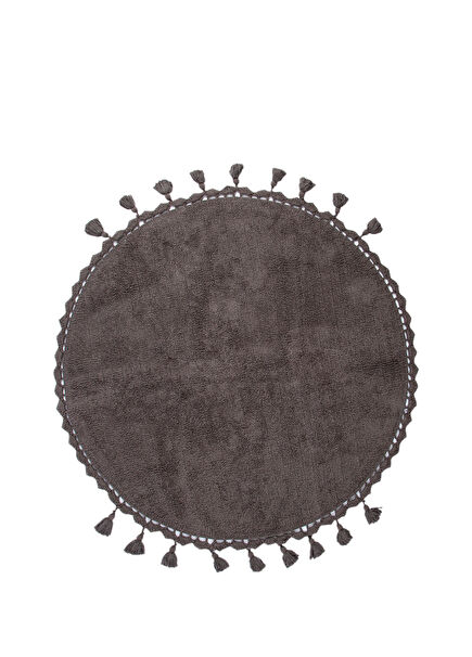 Lowell Anthracite Bath Mat 100x100 cm