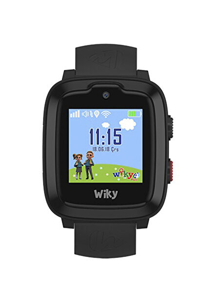 4 Plus Black Video Call Smart Watch for Kids