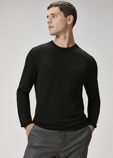 Black Wool Sweater