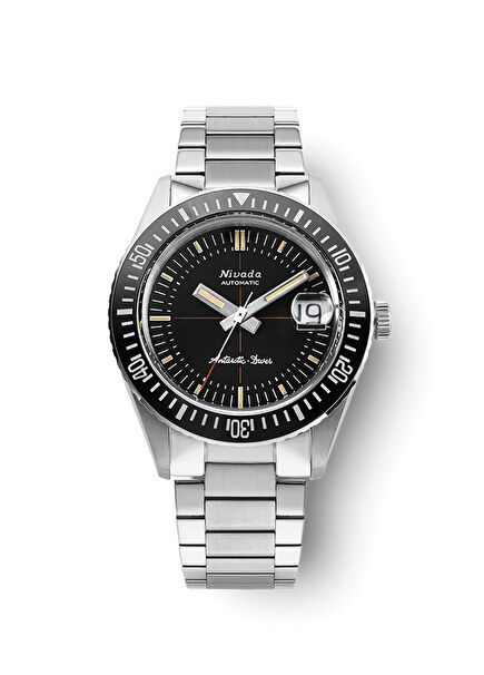 32038A20 Antarctic Diver Metal Steel Men's Wristwatch