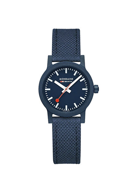 Sustainable Materials Petite Monochrome MS1.32140.LD Mavi Kumaş Kadın Kol Saati