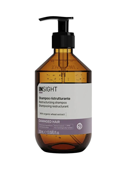 Damaged Hair Restructurizing Glass Bottle Repair Shampoo 350 ml