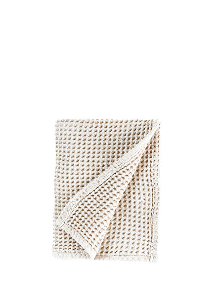  Lento Waffle Dokulu Peşki̇r Naturel El Havlusu 50x60 cm