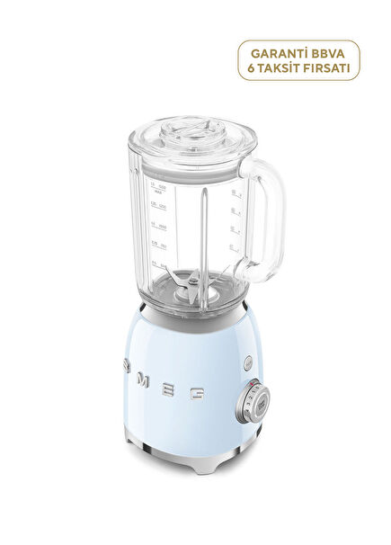 BLF03PBEU 50's Style Retro Pastel Mavi Smoothie Blender