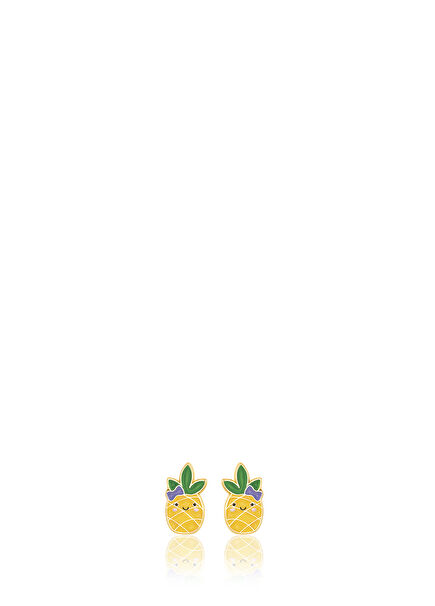 Cutie Studs Lookin' Pine Girl's Earrings