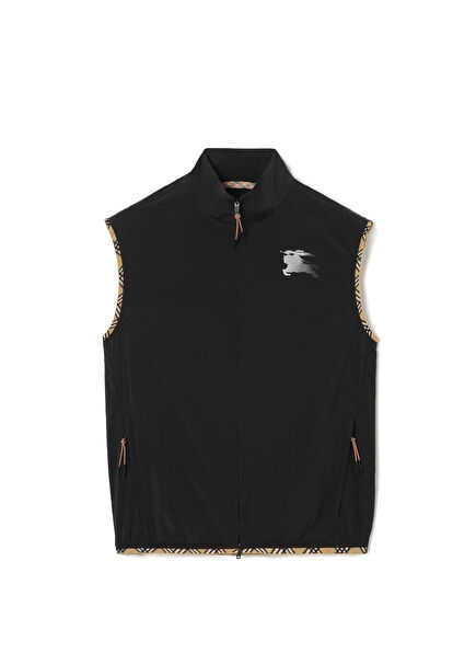 Nylon Gilet Black Men's Vest