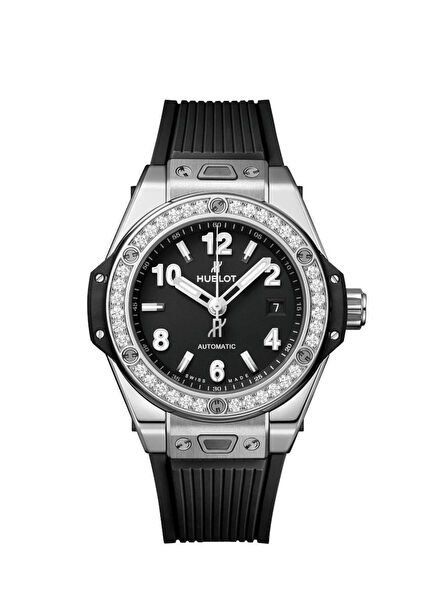 Big Bang One Click Steel Diamonds Wristwatch