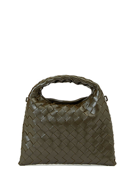 Mini Hop Khaki Women's Leather Shoulder Bag